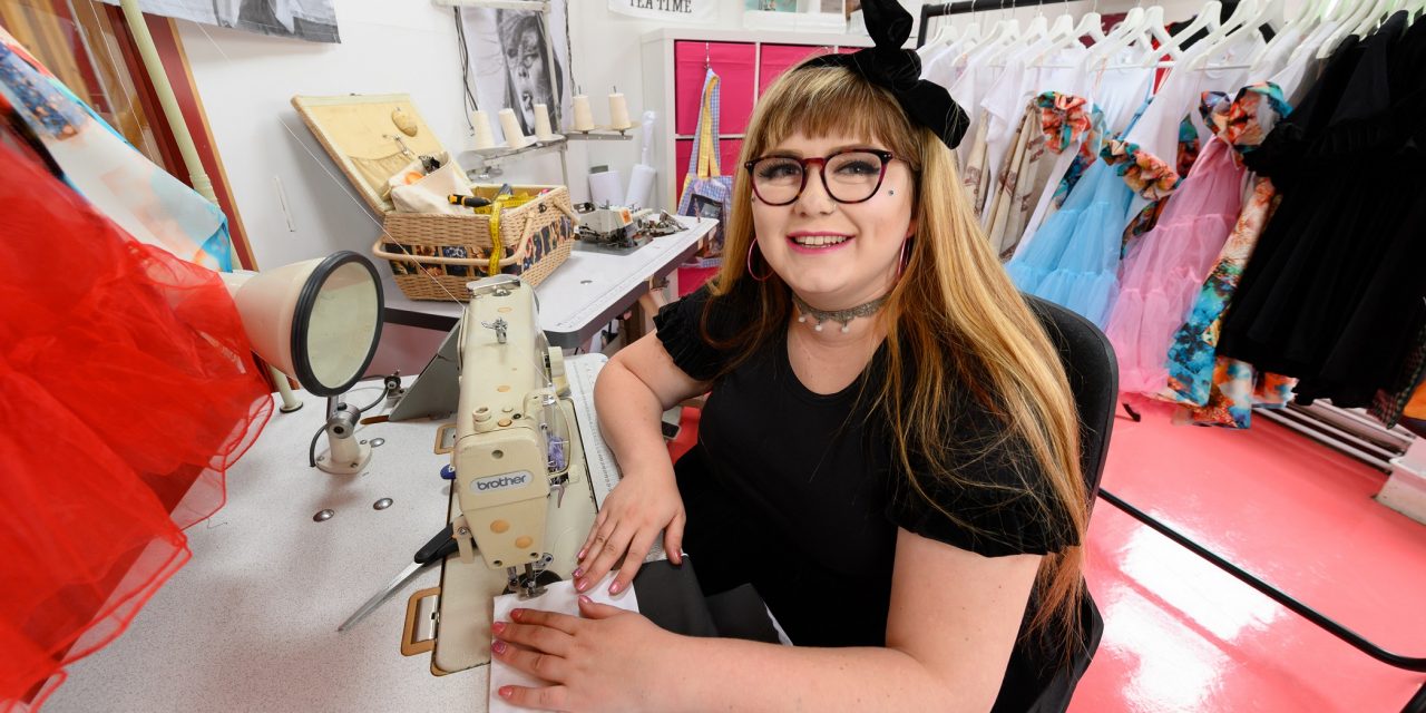 Young entrepreneur tailor-made for sewing business success