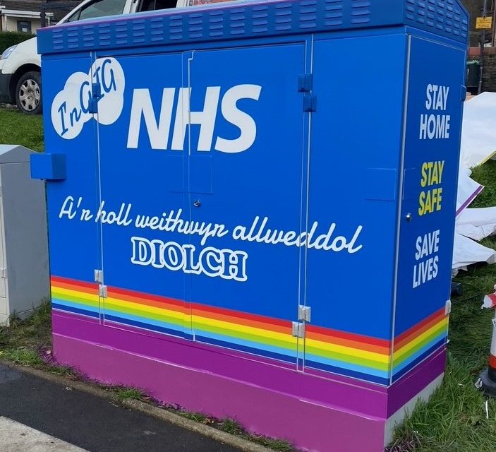 Diolch yn fawr NHS! Virgin Media shows their gratitude for NHS Wales in Rhondda Cynon Taf