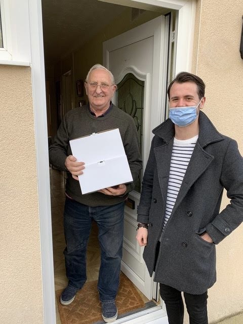 Valleys Kids delivers food hampers and winter wellbeing packages to older people