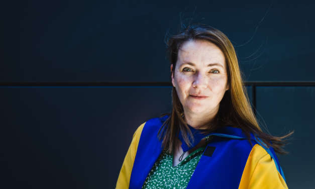 Former Senedd Member and Education Minister honoured alongside Welsh graduates at Open University in Wales ceremony in Newport.