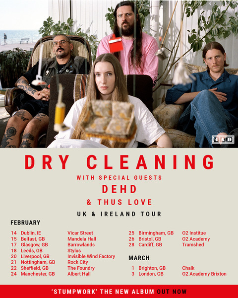 DEHD ANNOUNCE NEW UK & IRELAND TOUR SUPPORTING DRY CLEANING