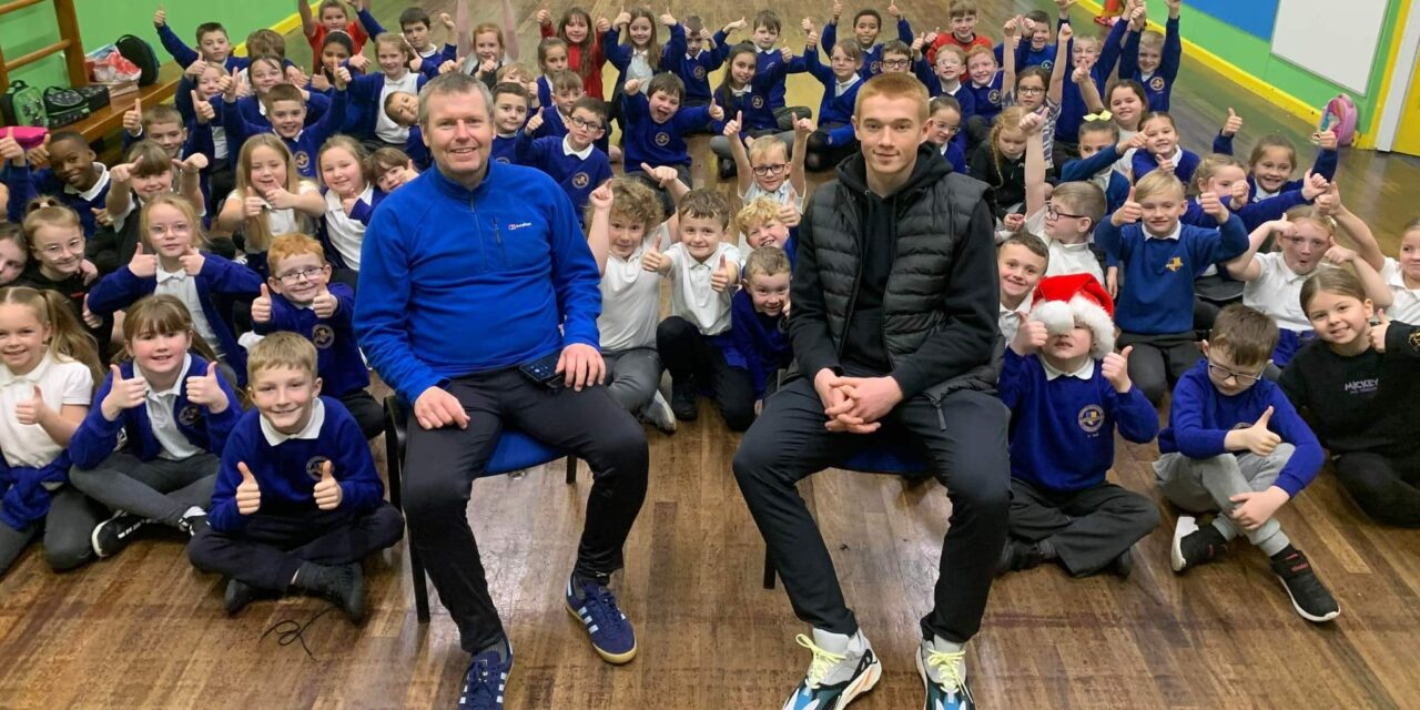 International goalkeeper visits WOW