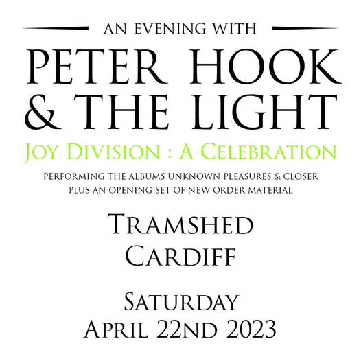 Joy Division honoured by Peter Hook