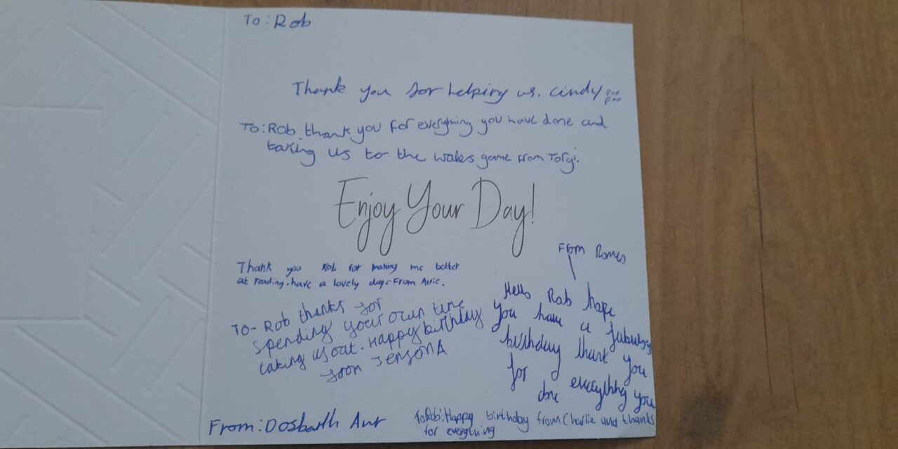 WOW honoured by the children