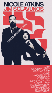 NICOLE ATKINS & JIM SCLAVUNOS in Cardiff on June 10th