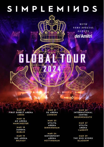 SIMPLE MINDS GLOBAL TOUR 2024