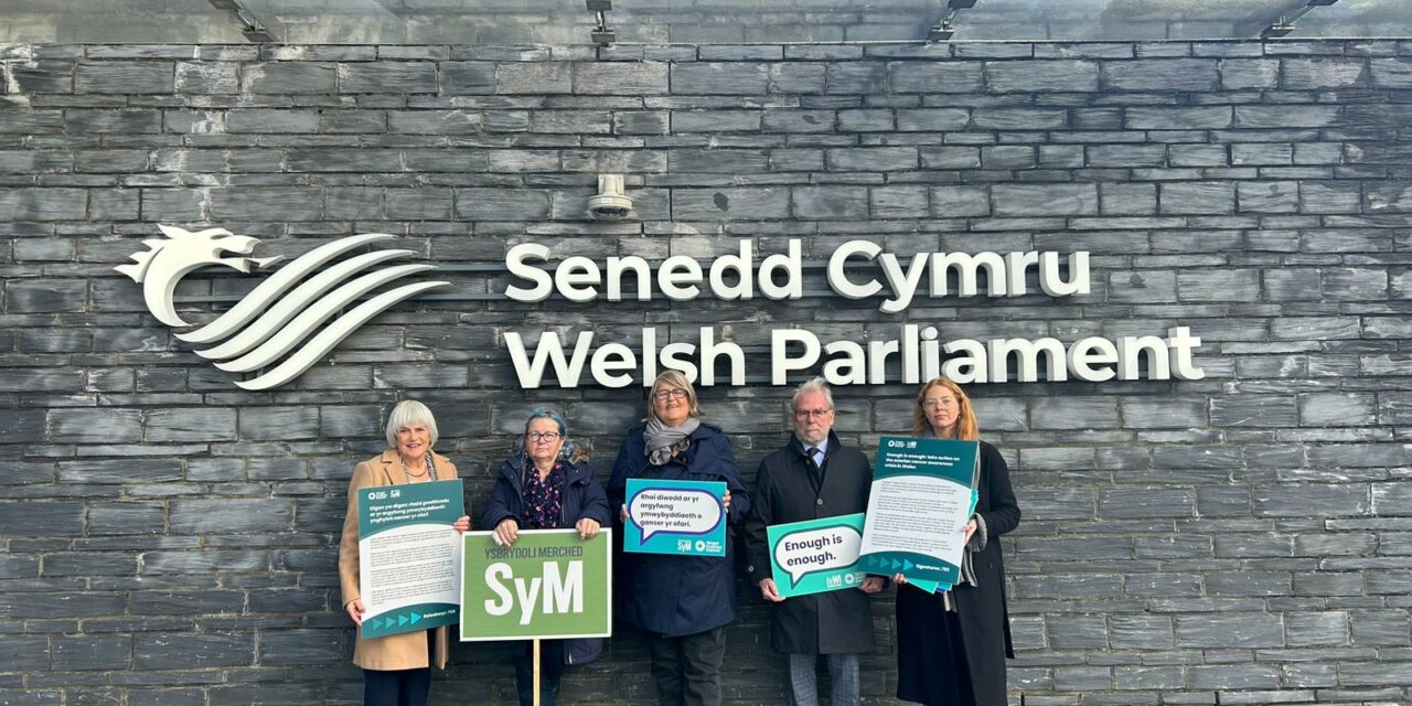 WOMEN OF WALES DEMAND URGENT ACTION IS TAKEN ON OVARIAN CANCER