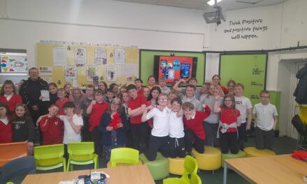 Author Claire visits WOW