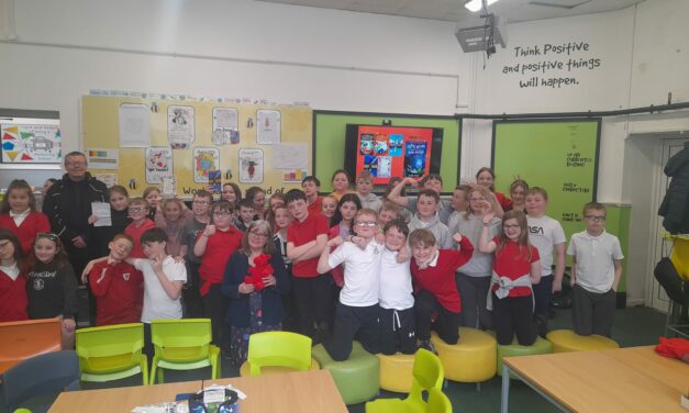 Author Claire visits WOW